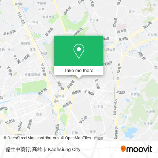 儒生中藥行地圖