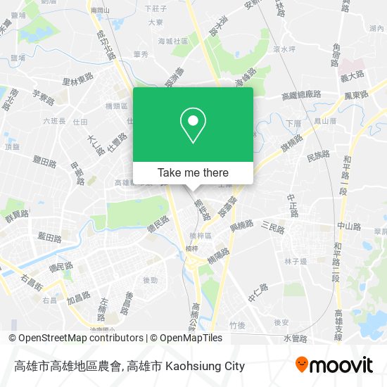 高雄市高雄地區農會 map