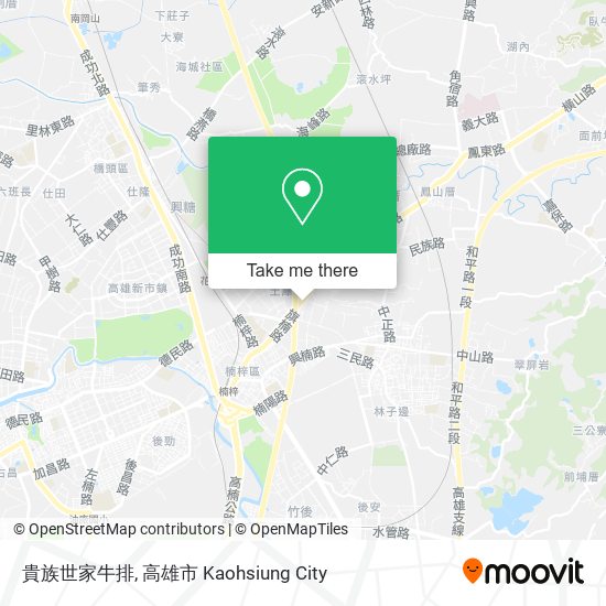 貴族世家牛排地圖