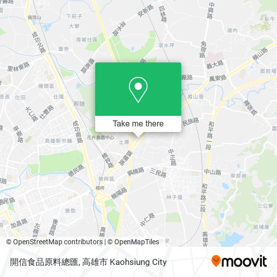 開信食品原料總匯 map