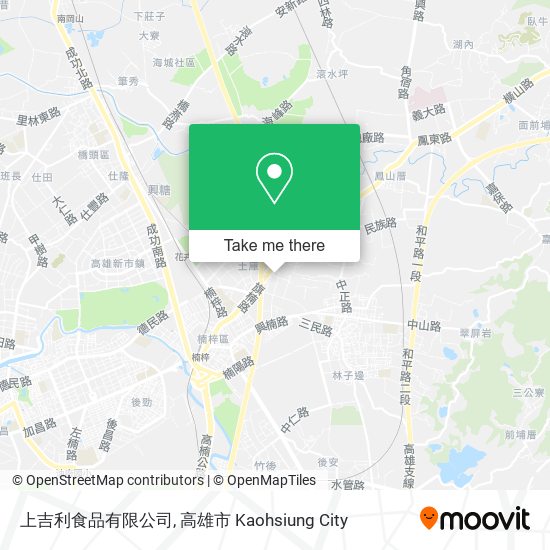 上吉利食品有限公司 map