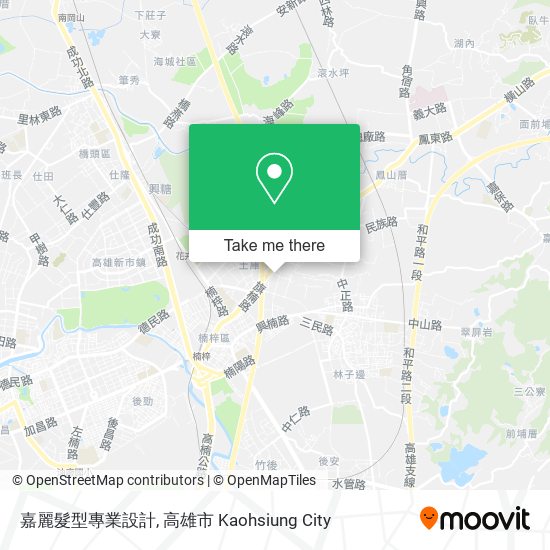 嘉麗髮型專業設計地圖
