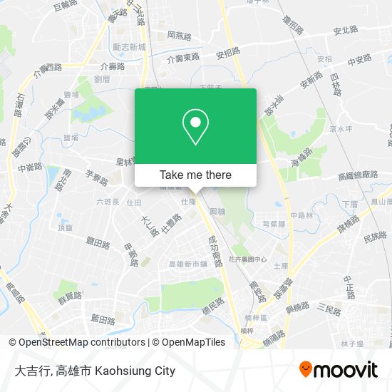 大吉行 map