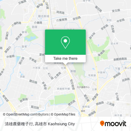 清雄農藥種子行 map