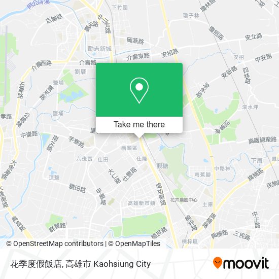 花季度假飯店 map