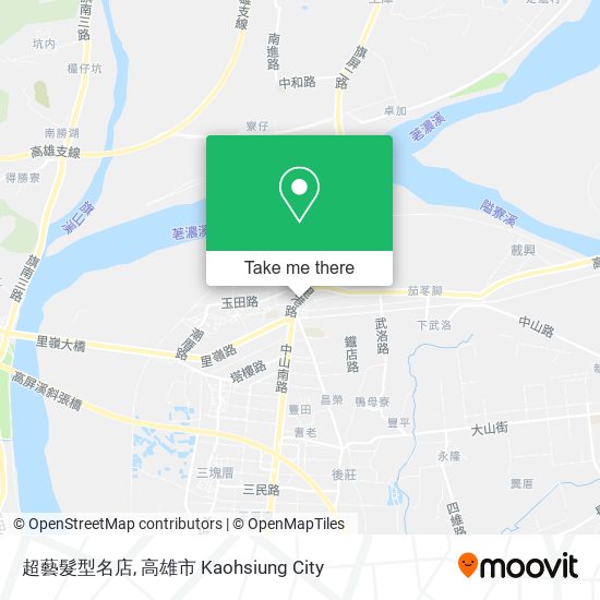 超藝髮型名店 map