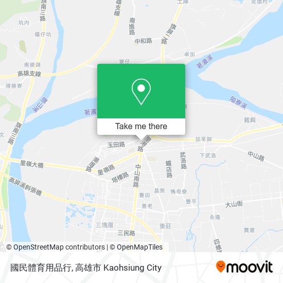 國民體育用品行 map