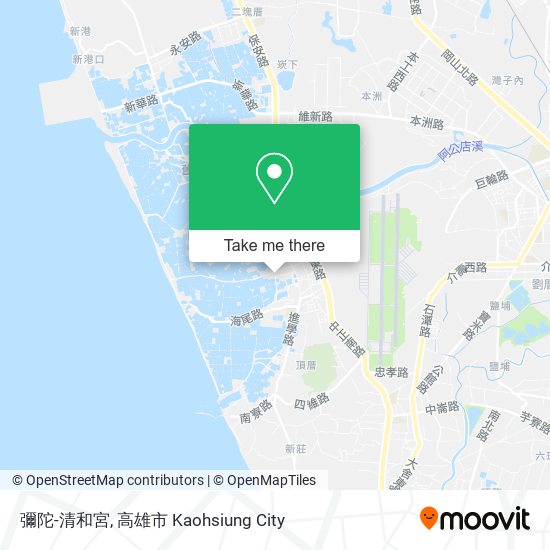 彌陀-清和宮 map