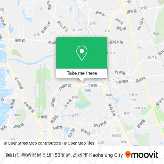 岡山仁壽路郵局高雄153支局 map