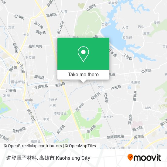 道登電子材料 map