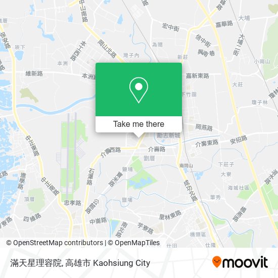 滿天星理容院地圖