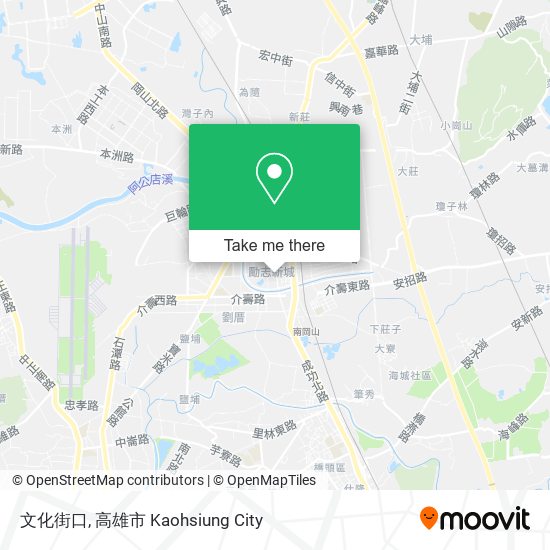 文化街口 map