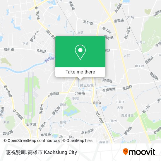 惠祝髮廊 map
