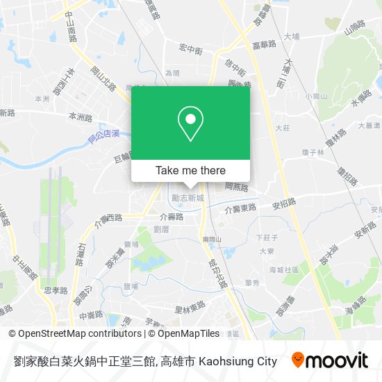 劉家酸白菜火鍋中正堂三館 map