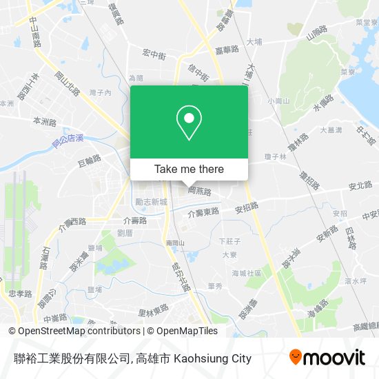 聯裕工業股份有限公司地圖