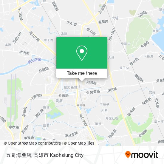 五哥海產店 map