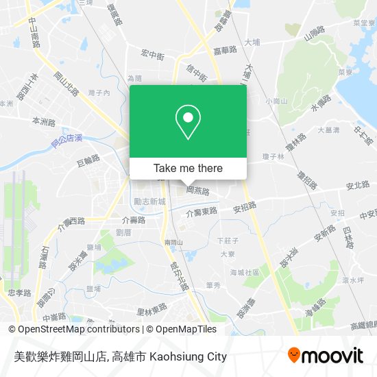 美歡樂炸雞岡山店 map