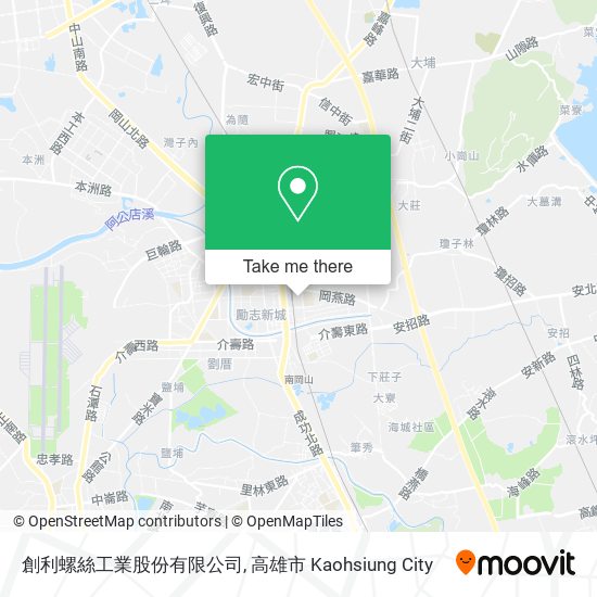 創利螺絲工業股份有限公司地圖