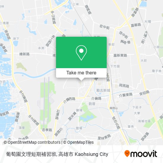 葡萄園文理短期補習班 map