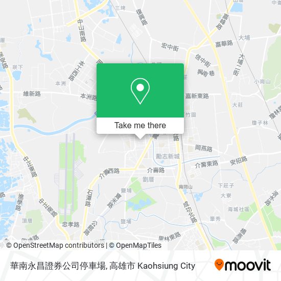 華南永昌證券公司停車場地圖