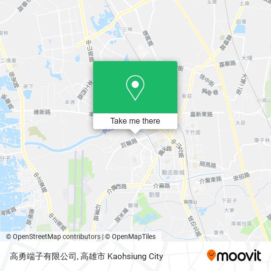 高勇端子有限公司地圖