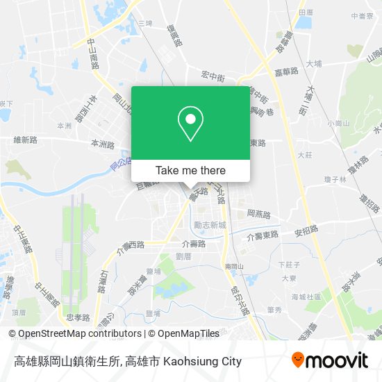高雄縣岡山鎮衛生所 map
