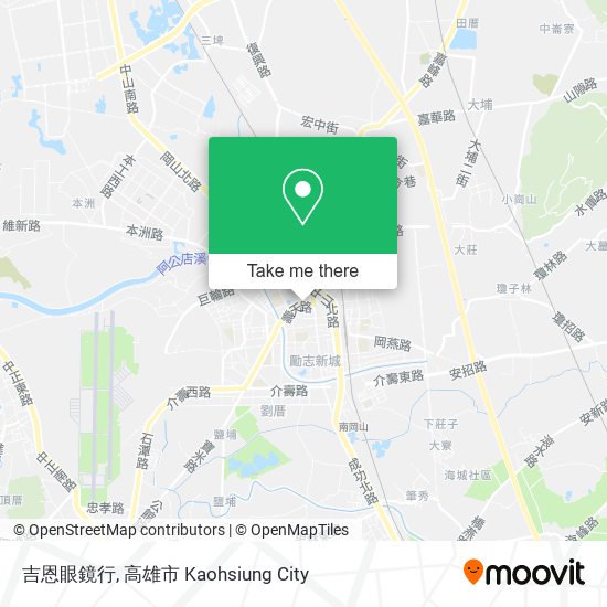 吉恩眼鏡行地圖