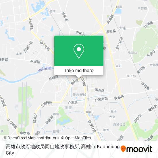 高雄市政府地政局岡山地政事務所 map