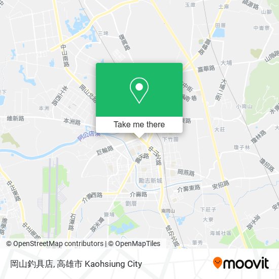 岡山釣具店 map