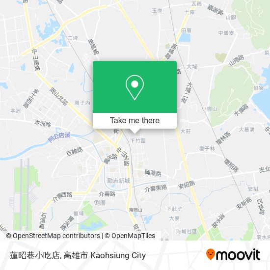 蓮昭巷小吃店 map