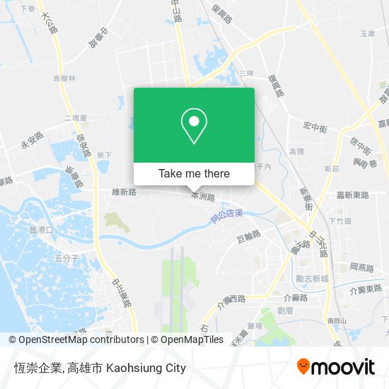 恆崇企業 map