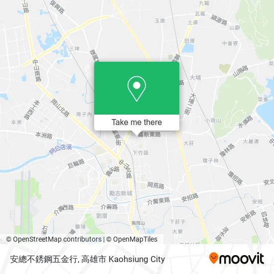 安總不銹鋼五金行地圖