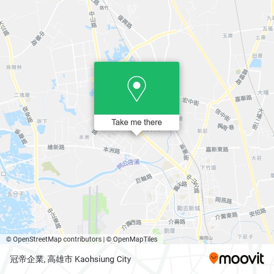 冠帝企業 map
