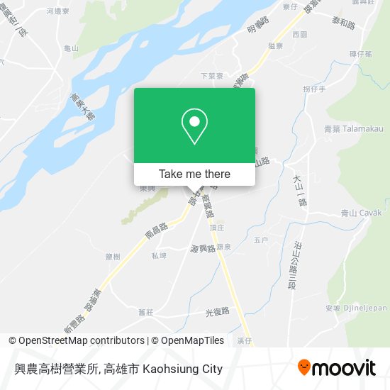 興農高樹營業所地圖