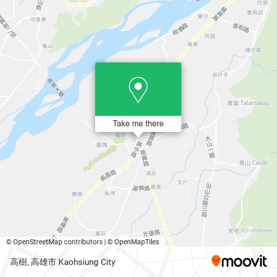 高樹 map