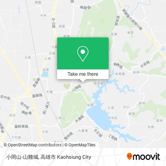 小岡山-山雞城 map