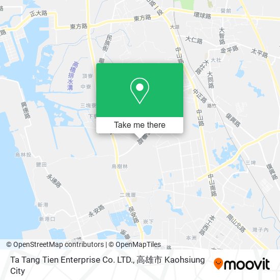 Ta Tang Tien Enterprise Co. LTD. map