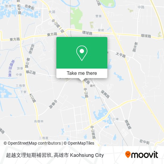 超越文理短期補習班 map