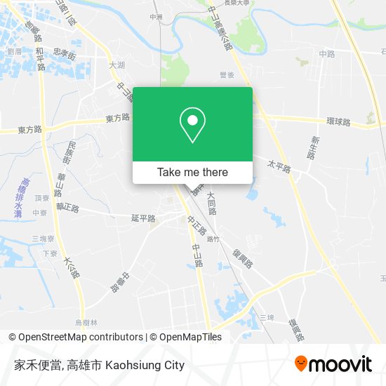 家禾便當 map