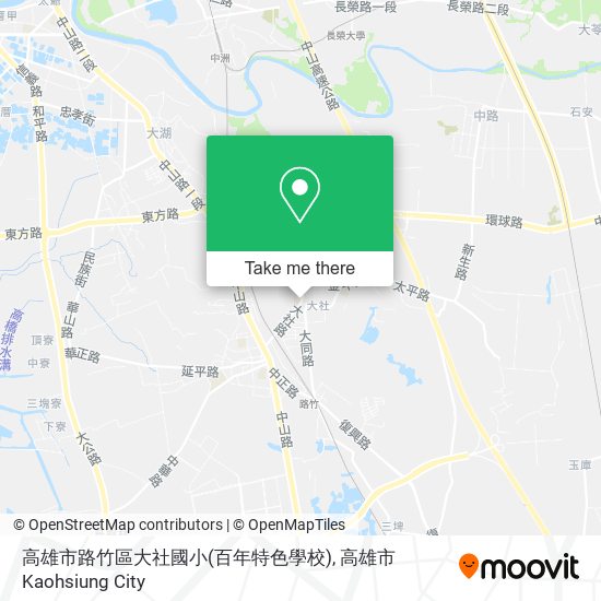 高雄市路竹區大社國小(百年特色學校)地圖