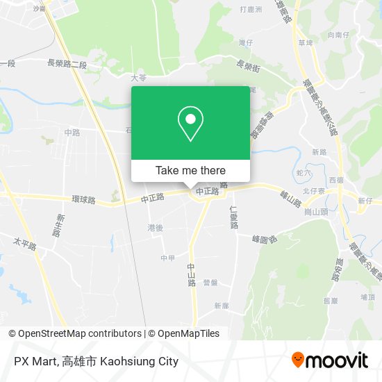 PX Mart map