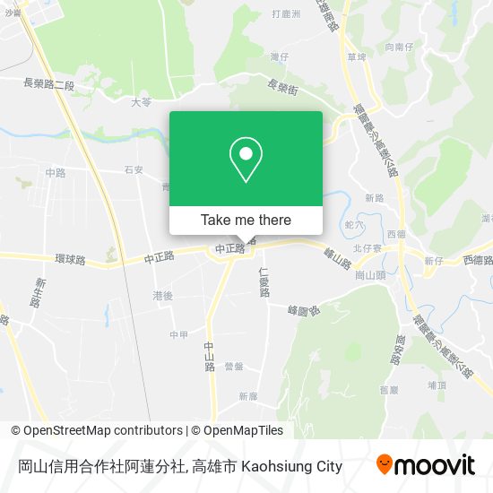 岡山信用合作社阿蓮分社 map