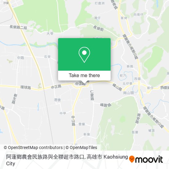阿蓮鄉農會民族路與全聯超市路口 map