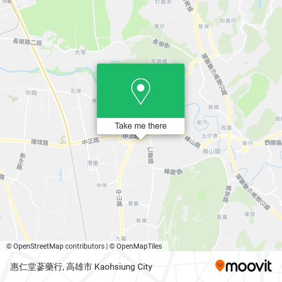 惠仁堂蔘藥行 map