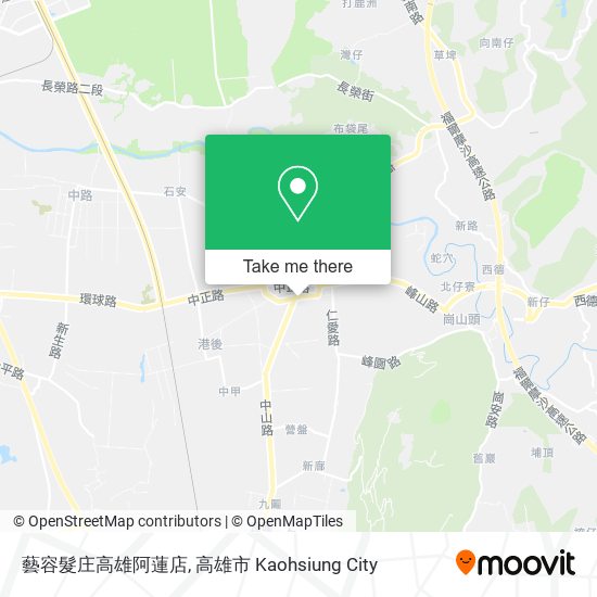 藝容髮庄高雄阿蓮店 map