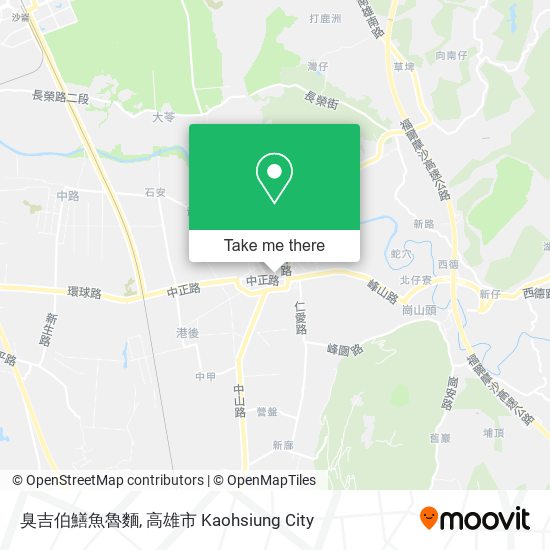臭吉伯鱔魚魯麵 map