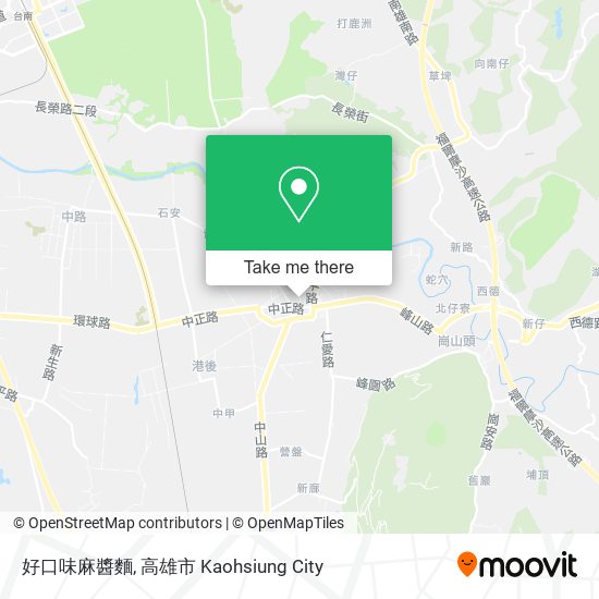 好口味麻醬麵地圖