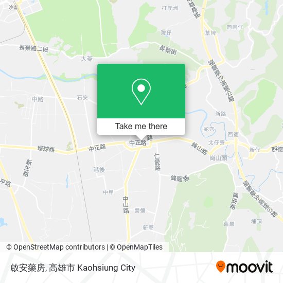 啟安藥房 map