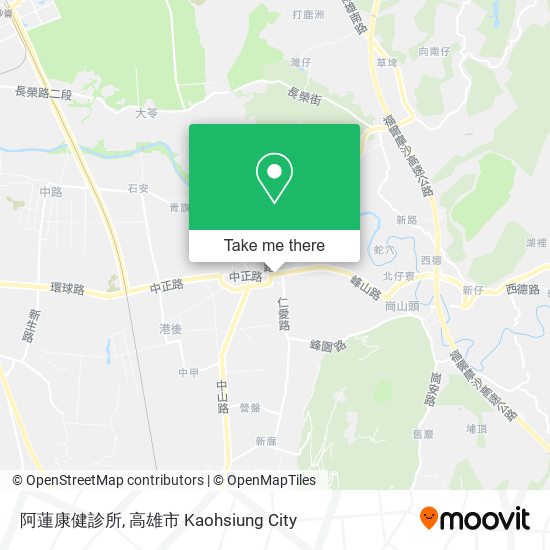 阿蓮康健診所 map