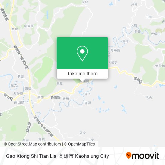 Gao Xiong Shi Tian Lia map